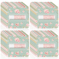Heigble 24 Pcs Tea Party Lip Balm – Floral Pink Lip Balms for Spring Gifts, Travel Size Moisturizing Lip Care