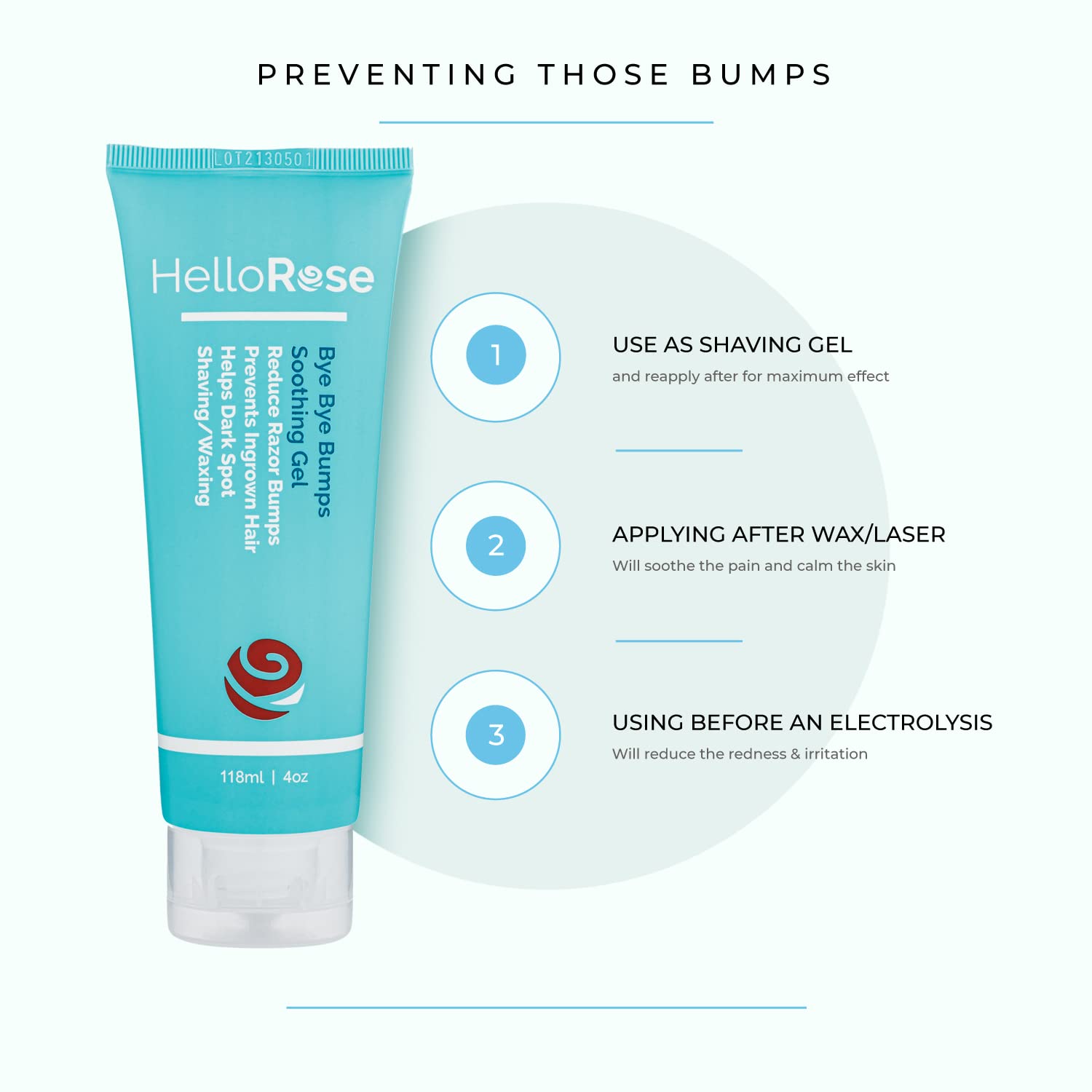 Hello Rose Smoothing Solution: Bikini Line Care & Ingrown Hair Treatment