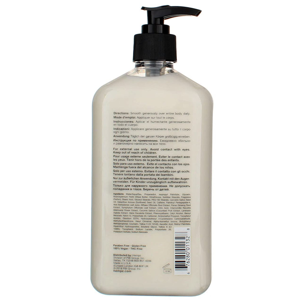 Hempz Age Defying Body Moisturizer – 17oz Pump (Pack of 2) | Deep Hydration with Hemp Seed Oil
