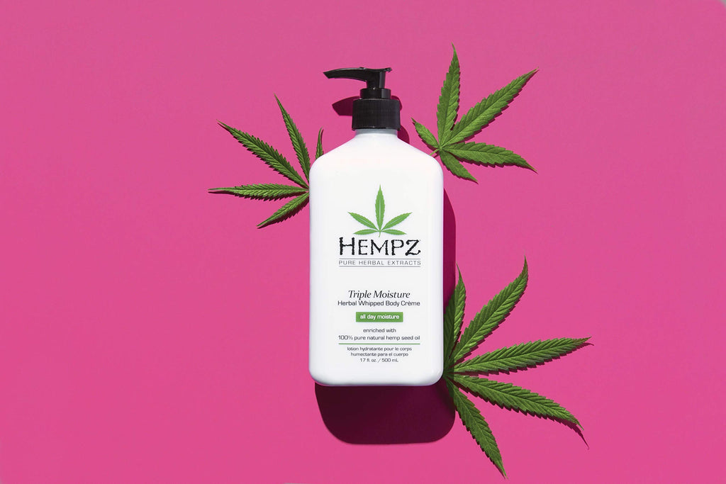Hempz Natural Triple Moisture Whipped Body Cream – 24-Hour Hydration, 2-Pack
