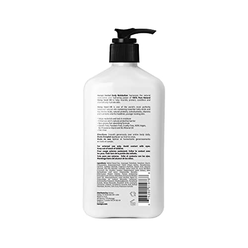 Hempz Body Lotion – Fresh Coconut & Watermelon Daily Moisturizing Cream with Shea Butter & Hemp Seed Oil | Large