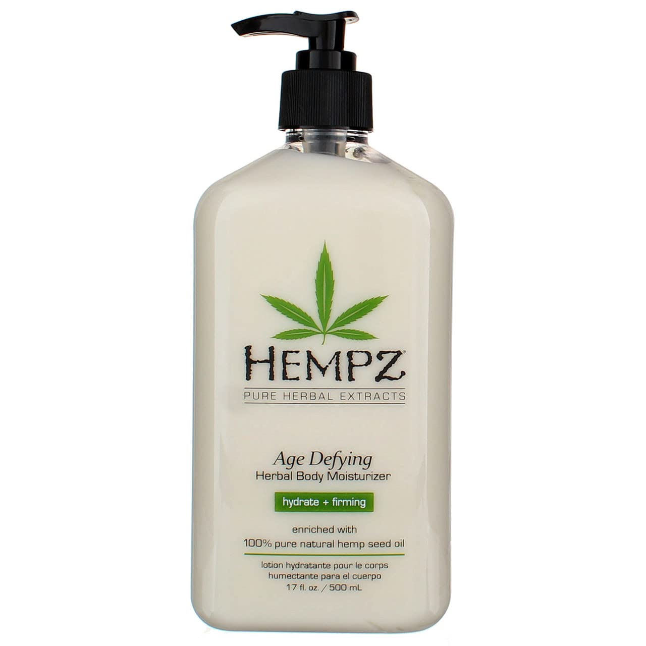 Hempz Body Moisturizer Age Defying 17oz Pump - Pack of 3