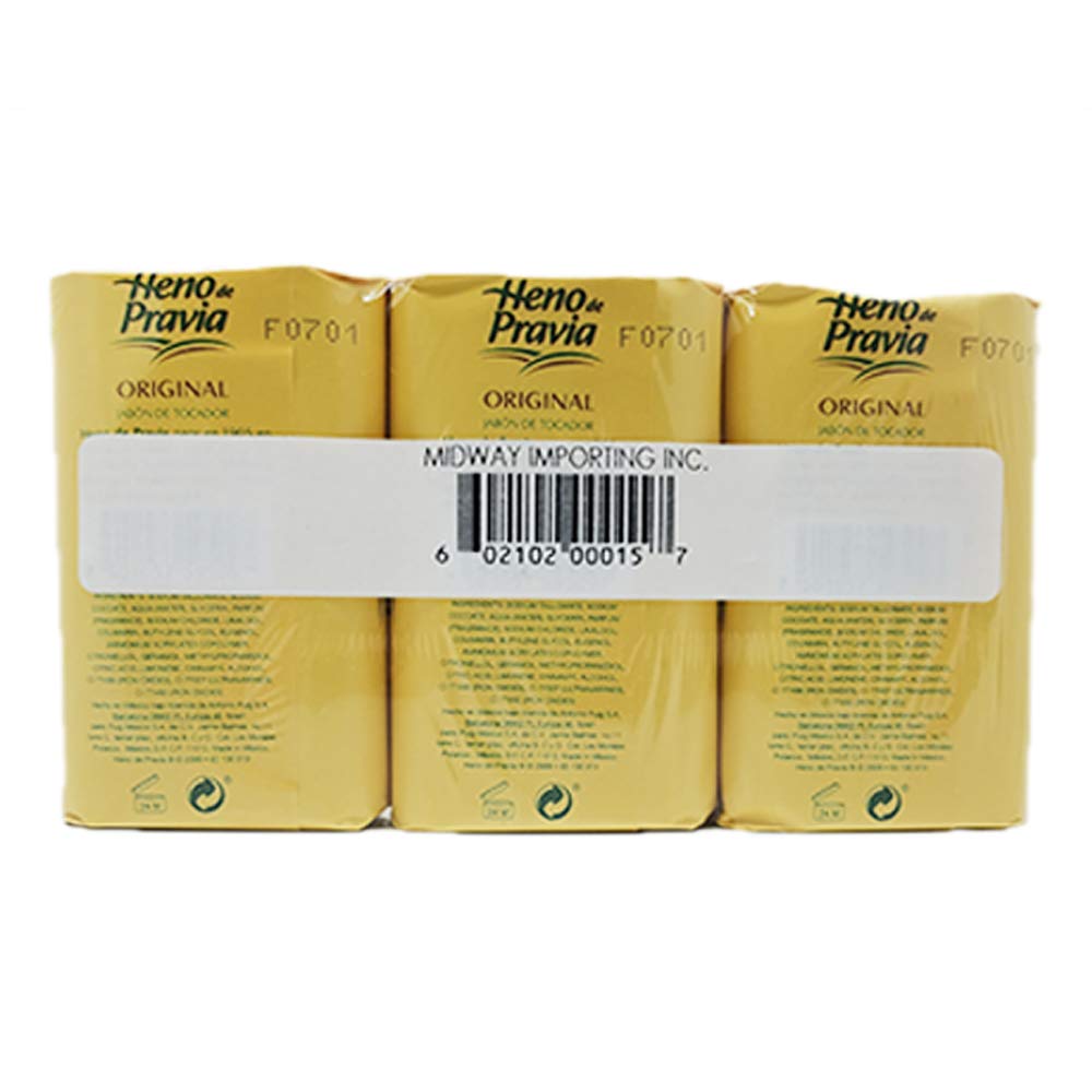 Original Heno De Pravia Soap – Large 4 oz Bars, 12-Count Pack