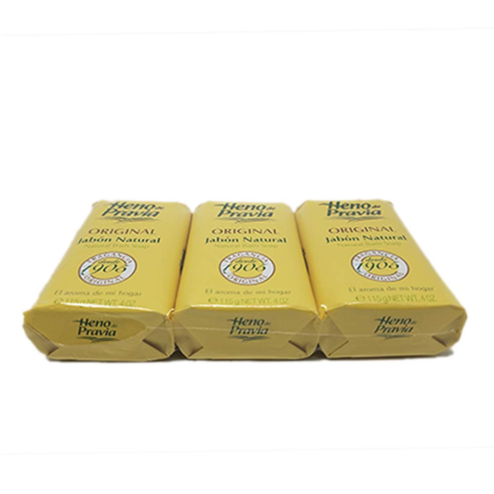 Original Heno De Pravia Soap – Large 4 oz Bars, 12-Count Pack