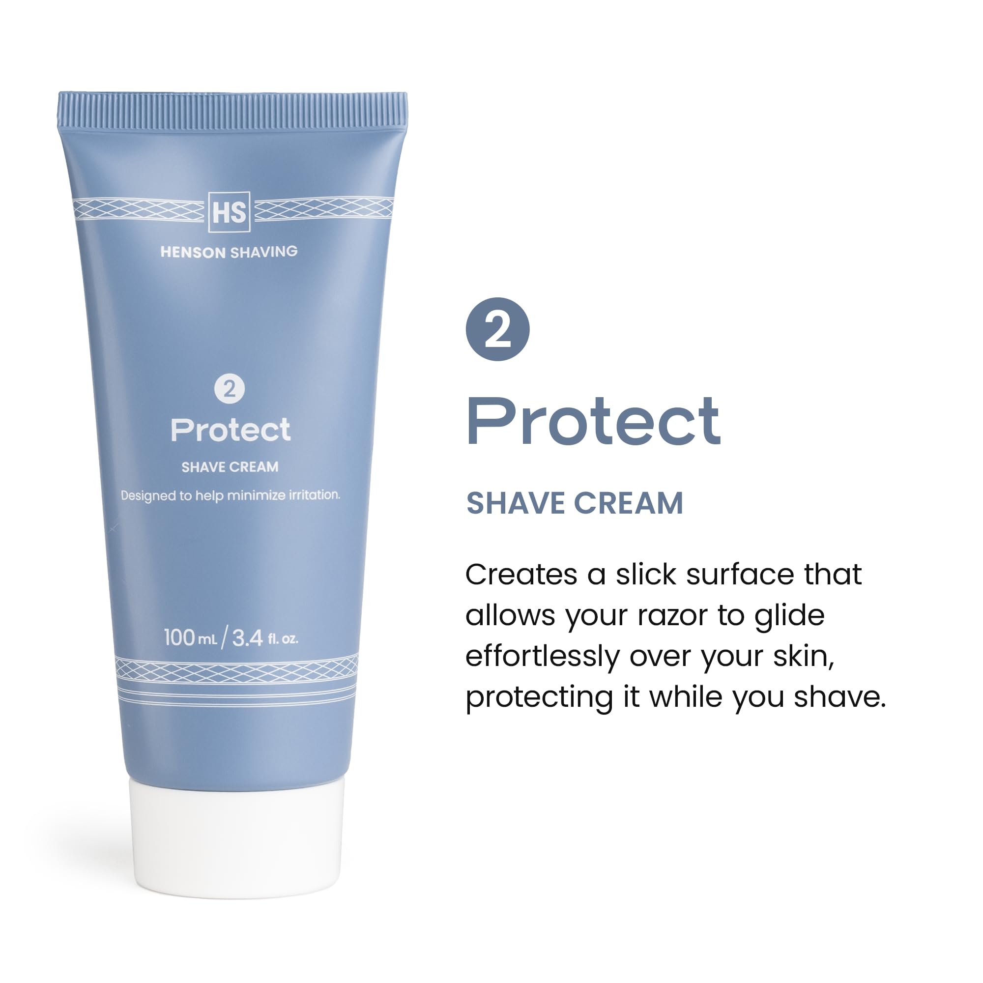Henson Shaving Skin Care Combo: 3-Step Shaving Kit for Men (3.4 oz Each)