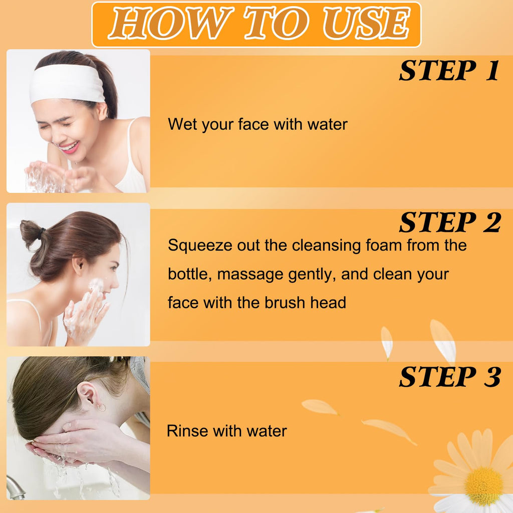 HEPANIO Turmeric Wash & Care 4-Piece Set | Facial Cleanser, Exfoliating Pads & Soap