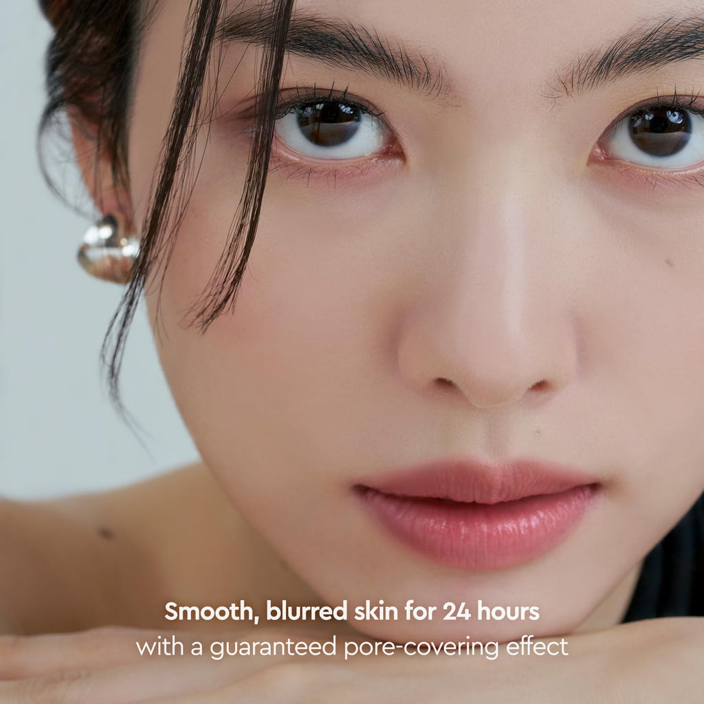 HERA Airy Blurring Powdered Primer – Poreless Finish, 24-Hour Oil Control | Korean Makeup 0.29 oz