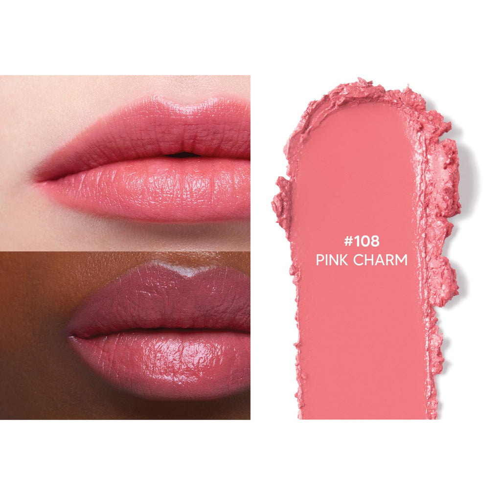 HERA Rouge Classy Lipstick #108 Pink Charm – Luxurious Long-Lasting Color, Seoul-Inspired Shades (0.12 oz)