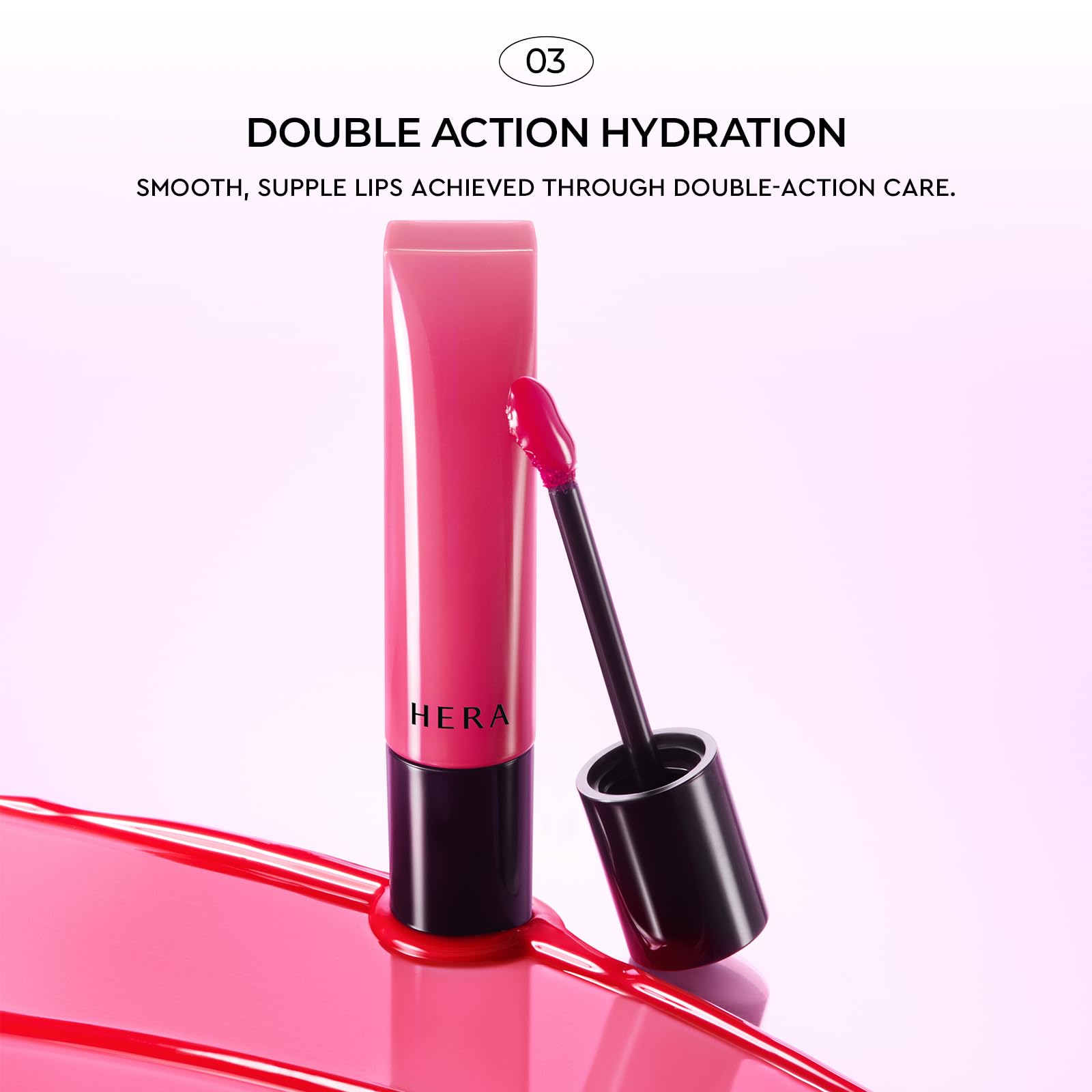 HERA Sensual Tinted Shine Lip Serum #55 Purple Rum – Weightless Shine & 12-Hour Soft Stain