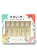 Herb & Root Perfume Discovery Set — 5 Clean, Gender-Neutral Fragrances (Paraben-Free)
