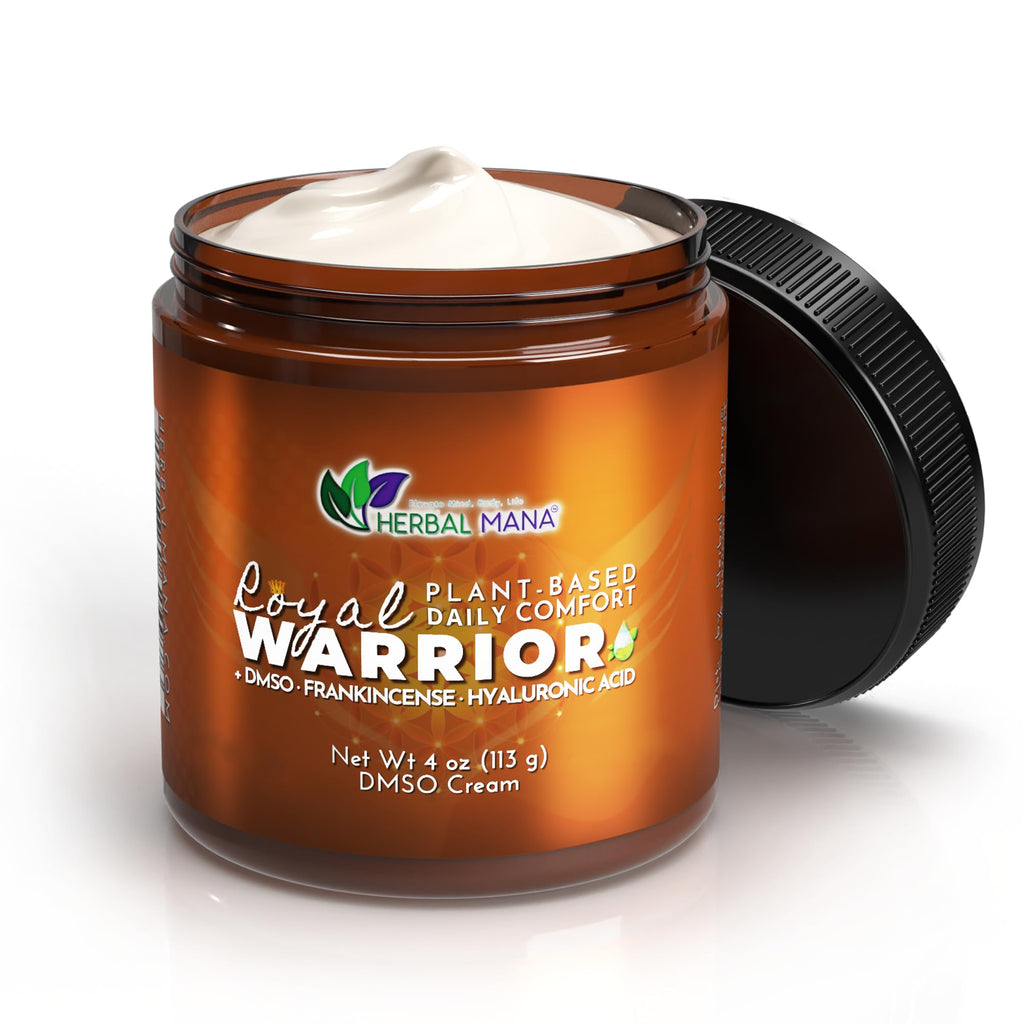 Herbal Mana Royal Warrior Frankincense DMSO Body Cream with Magnesium