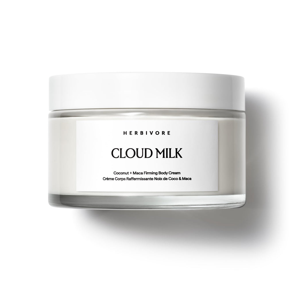 HERBIVORE Cloud Milk Coconut + Maca Firming Body Cream | Fast-Absorbing Vegan Moisturizer