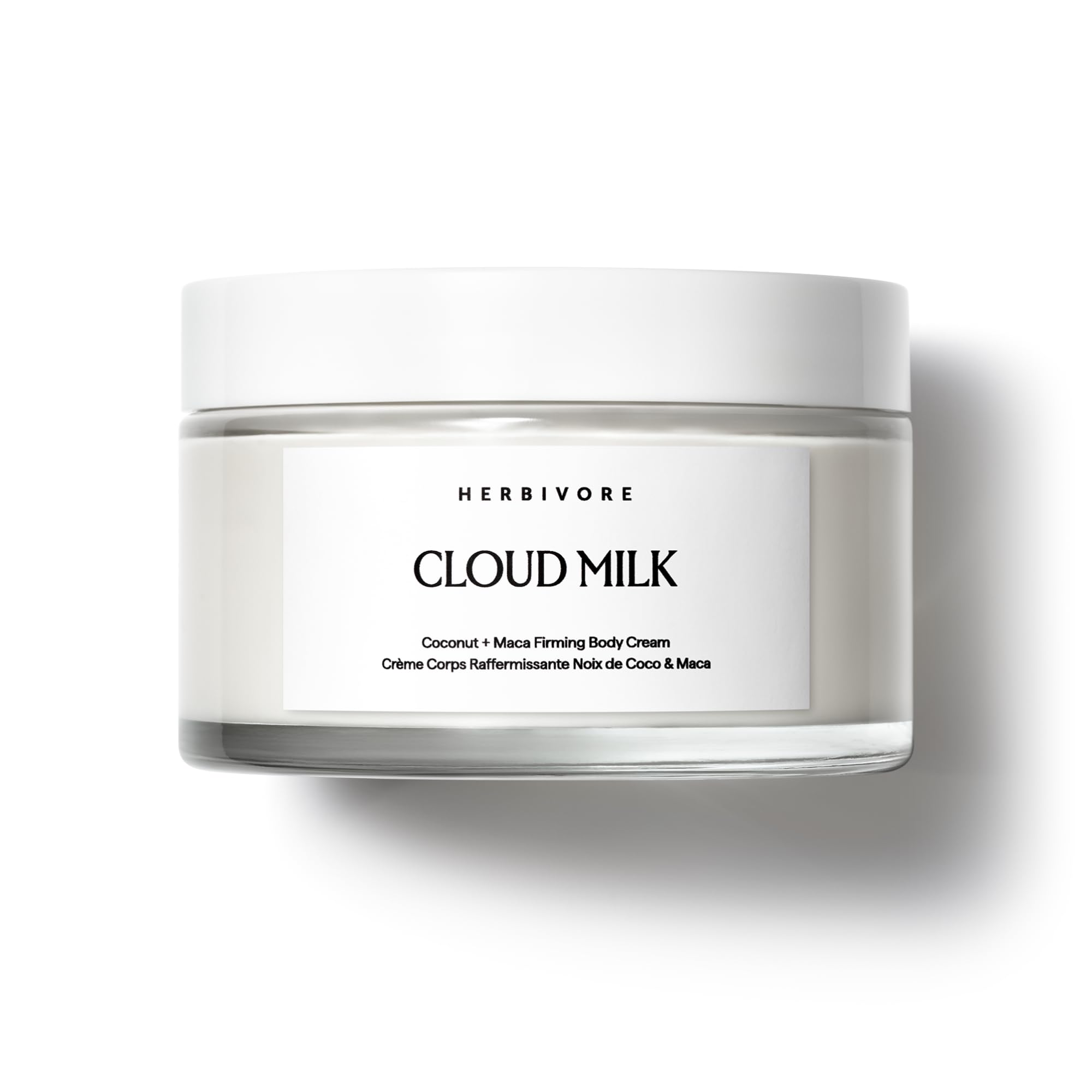 HERBIVORE Cloud Milk Coconut + Maca Firming Body Cream | Fast-Absorbing Vegan Moisturizer