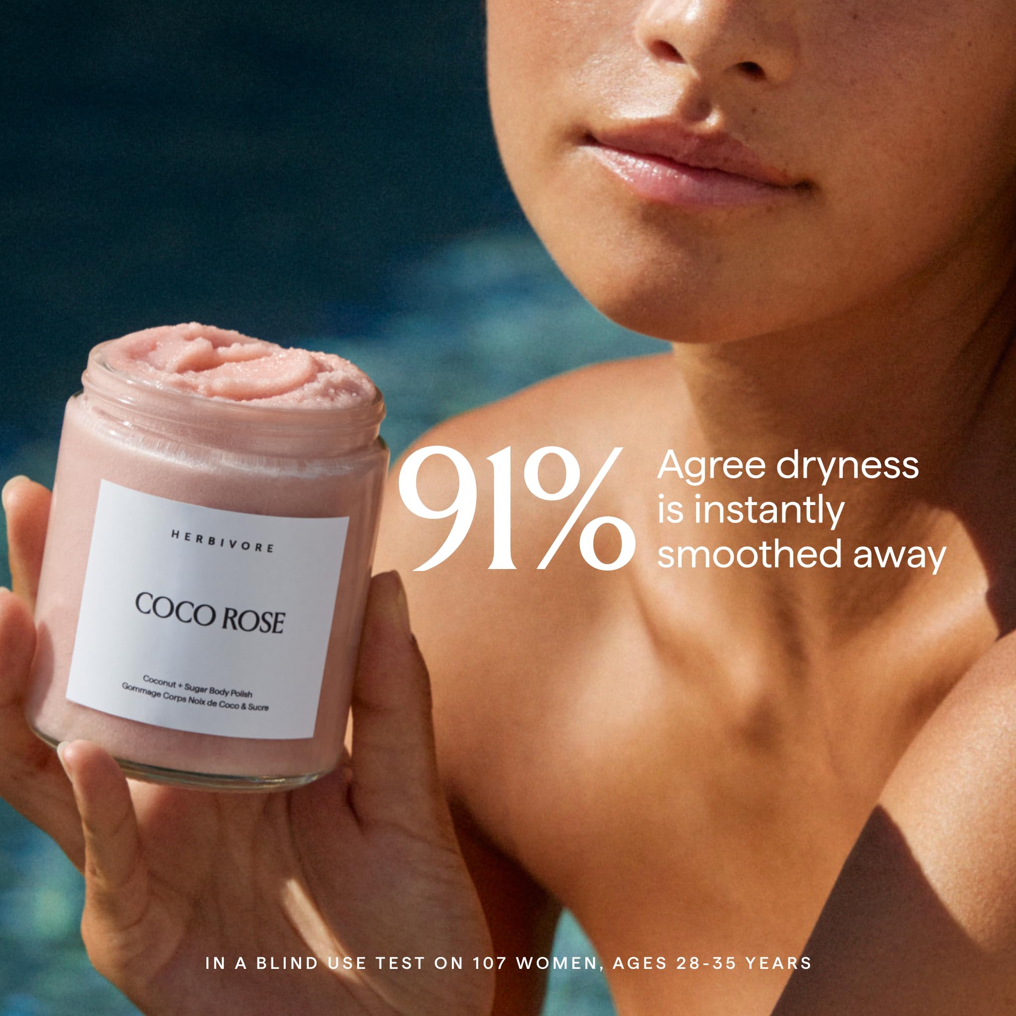 HERBIVORE Coco Rose Coconut Oil Body Polish | Vegan Exfoliating Scrub with Shea Butter – 2-Pack (237 mL / 8 oz each)