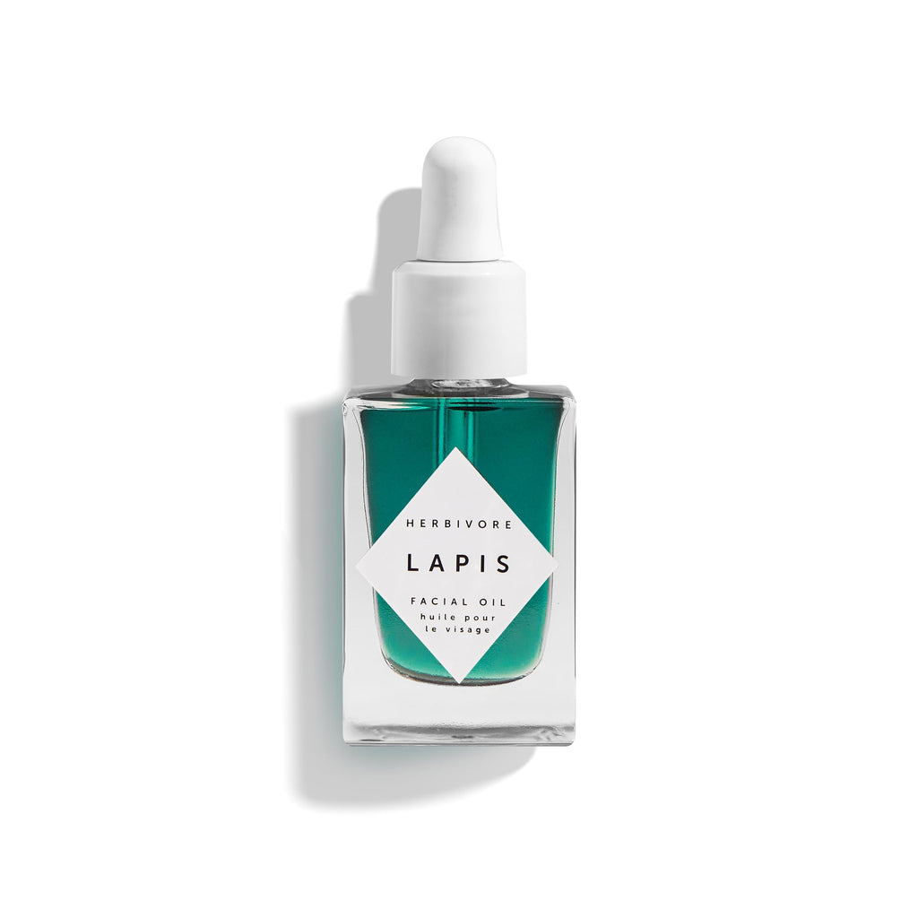 HERBIVORE Lapis Facial Oil | Balance Oily Skin & Soothe Redness with Blue Tansy & Squalane
