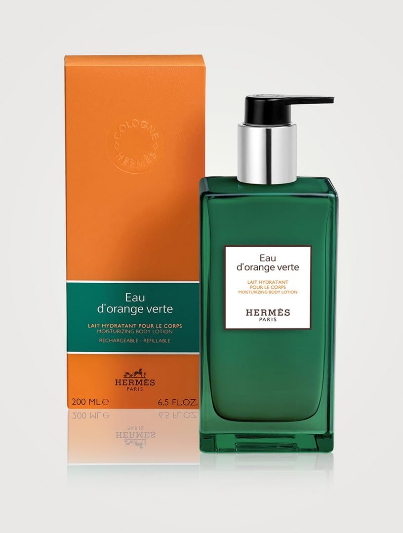 Hermès Eau d’orange Verte Moisturizing Body Lotion for Men - 6.5 oz Refillable