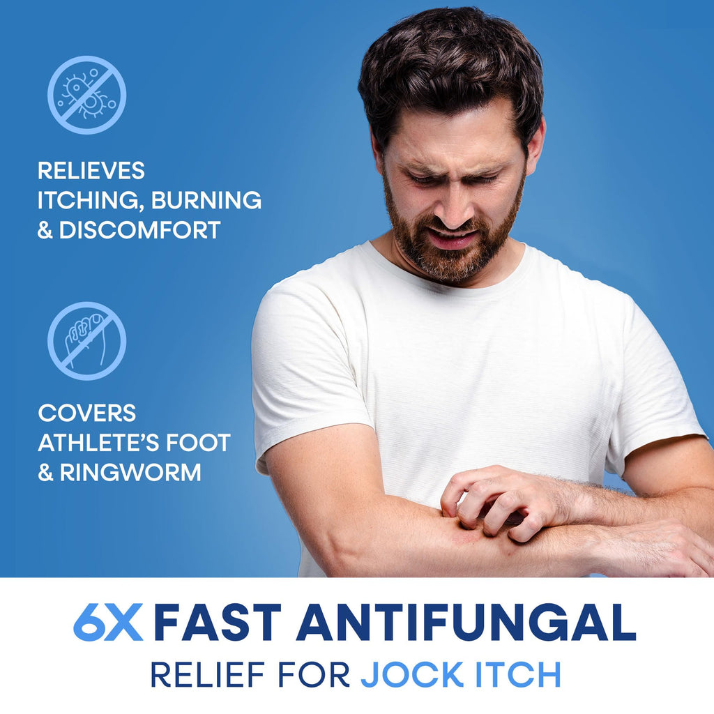 Hermon Jock Itch Antifungal Soap – Tea Tree Oil Relief for Jock Itch, Athlete's Foot & Ringworm (2 Bars)