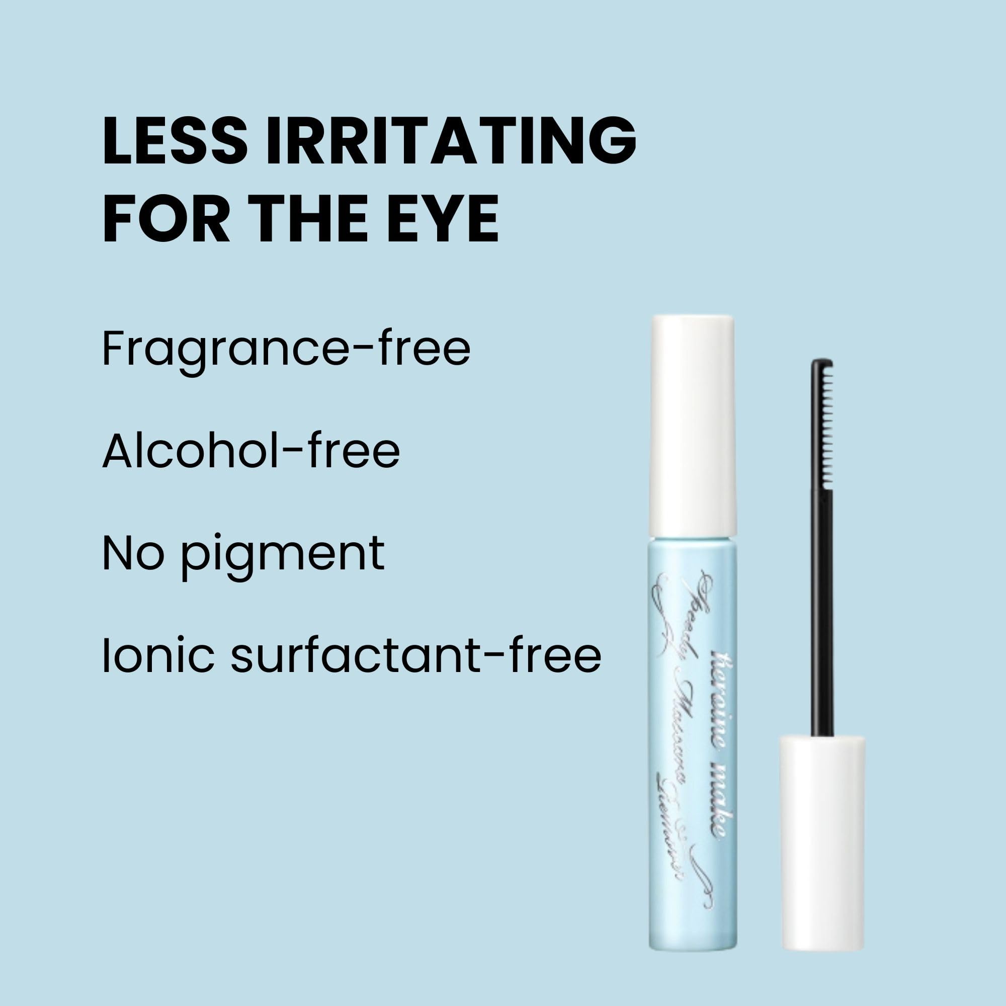 HEROINE MAKE by KISSME Mascara Remover for Waterproof Mascara | Fast-Acting, Gentle Lash-Friendly Eye Makeup Remover from Japan