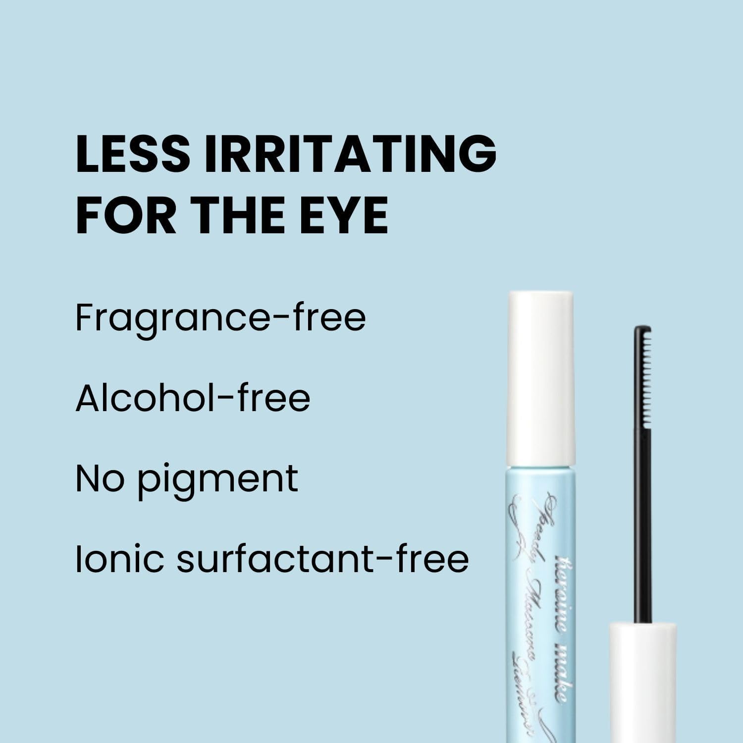 Heroine Make by KISSME Volumizing Waterproof Mascara — Curvy Brush, 24h Curl Hold, Oil-Free Remover (2 Set)