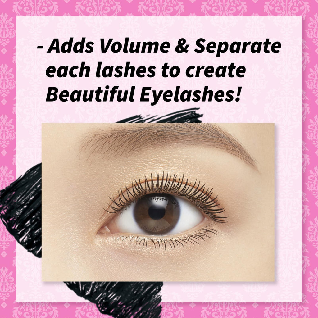 Heroine Make Tubing Mascara Waterproof & Long-Lasting with Curvy Brush | Made in Japan by KISSME