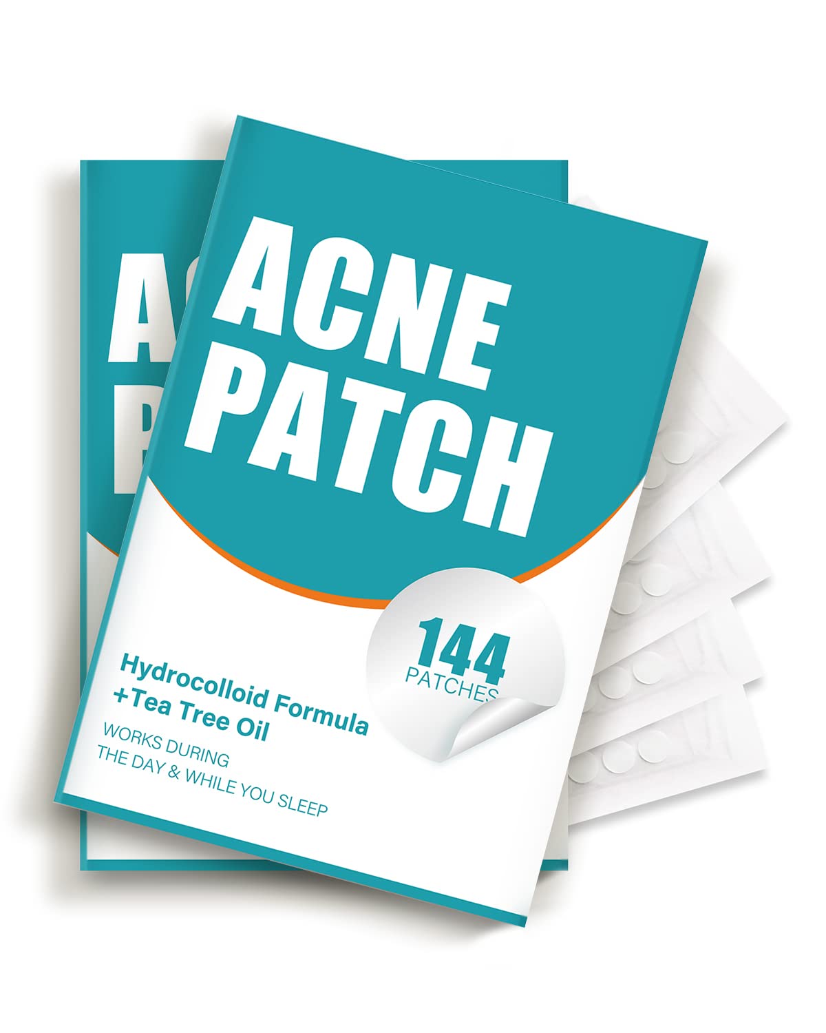 HeroLabs Pimple Patches – Tea Tree Hydrocolloid Acne Patches (144 Count, 2x72) – Vegan & Cruelty-Free