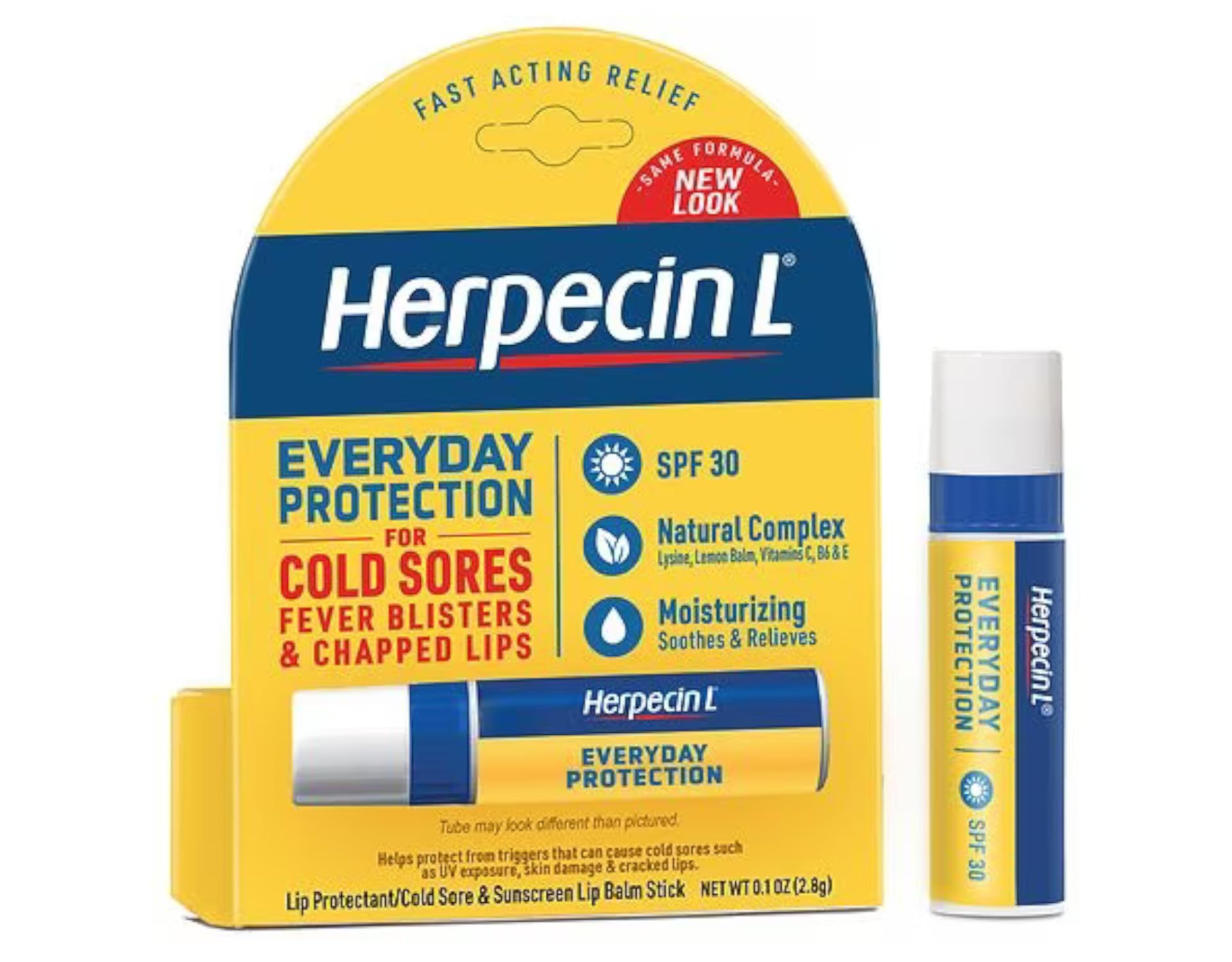 Herpecin L Lip Protectant SPF 30 0.10 oz — Pack of 6 | Daily Lip Protection