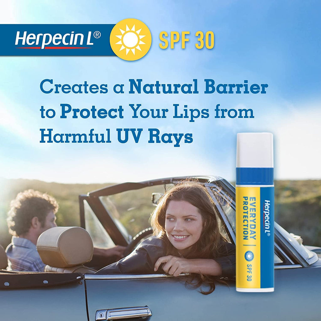 Herpecin-L Lip Balm Stick SPF 30 – Pack of 6 | Gentle, Protective Lip Care