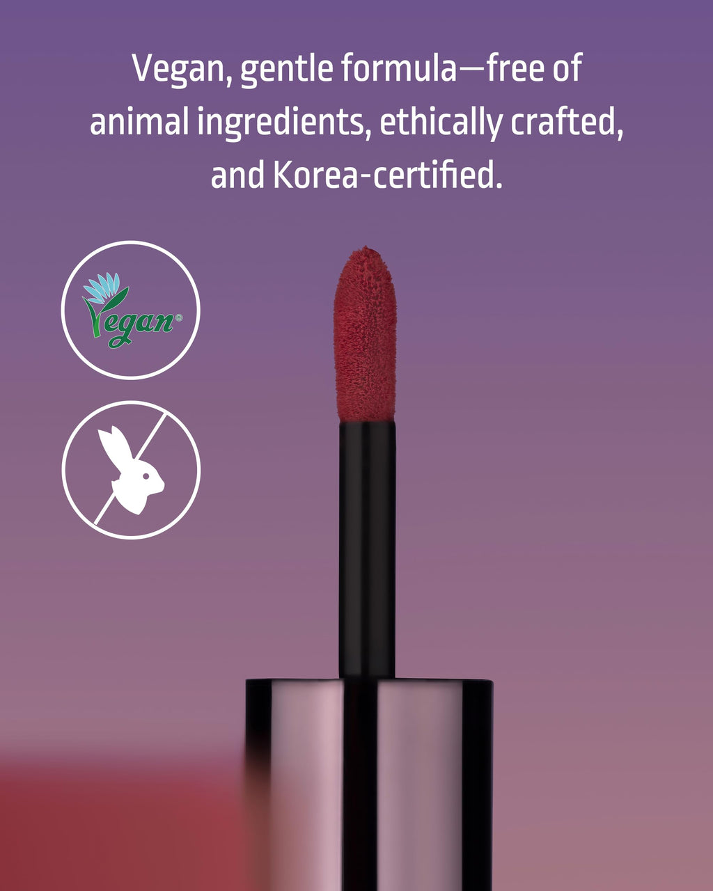 H HEVVY Blurring Effect Lip Tint – Airy Velvet Matte, Burnt Pumpkin, 0.13 oz