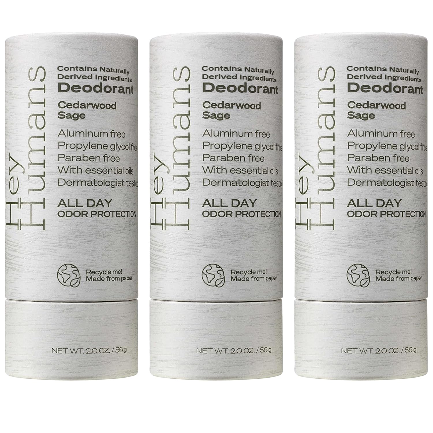 Hey Humans Aluminum-Free Deodorant – Cedarwood Sage