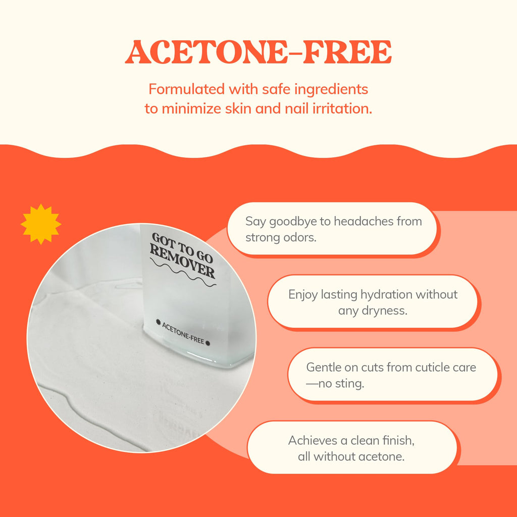 Heyhae Got To Go Remover – Gentle, Acetone-Free Gel Nail Strip Remover