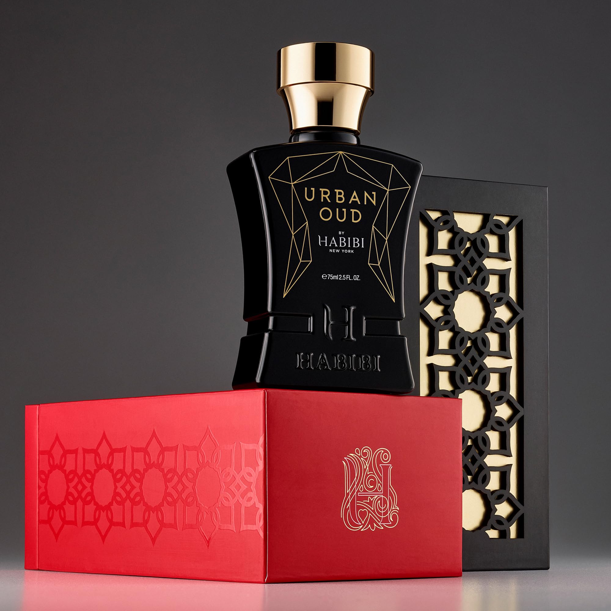 H HABIBI Urban Oud Perfume for Men – 75ml Long-Lasting Arabian Cologne