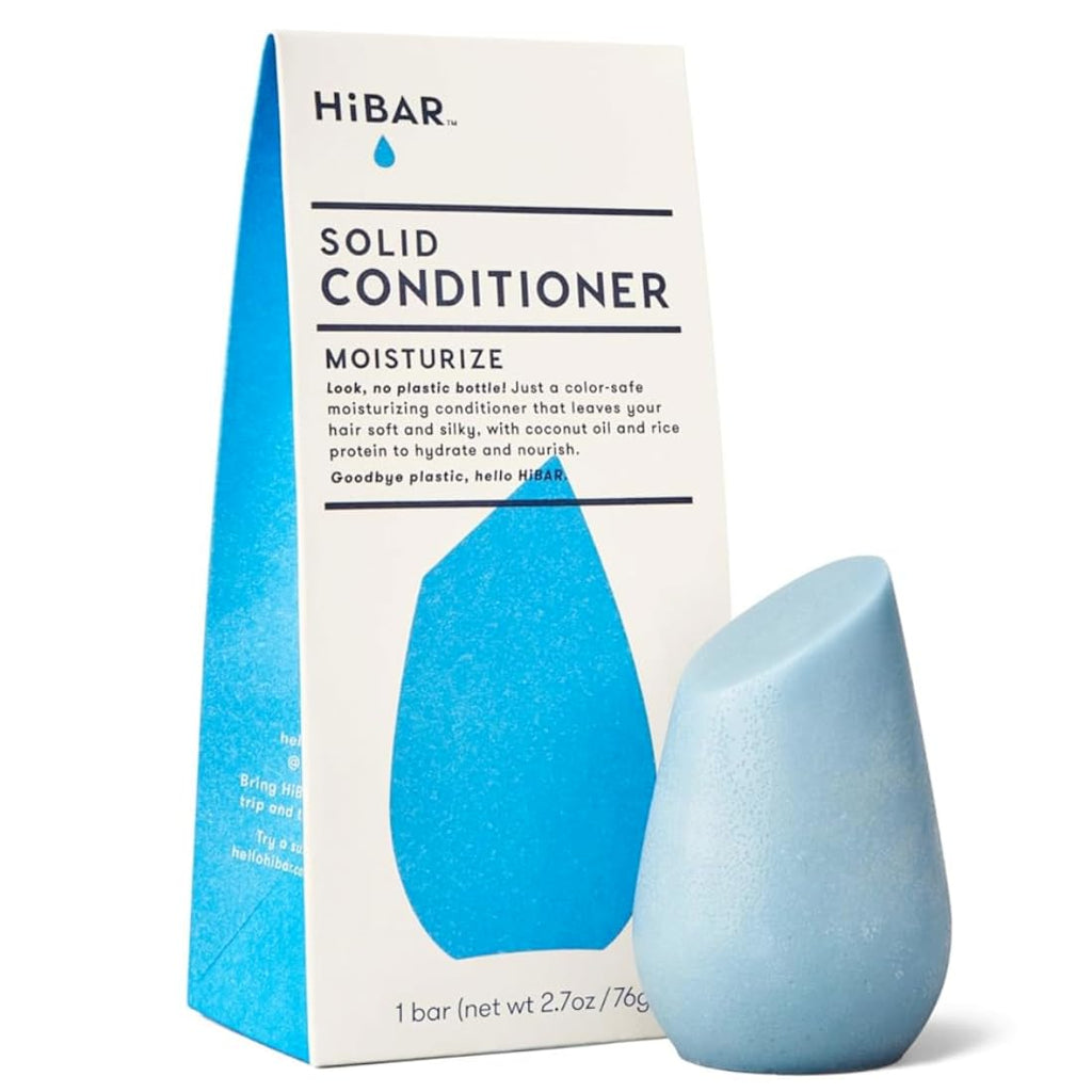 HIBAR Moisturize Conditioner Bar – Deep Hydration for Dry Hair (Plastic-Free, Vegan)