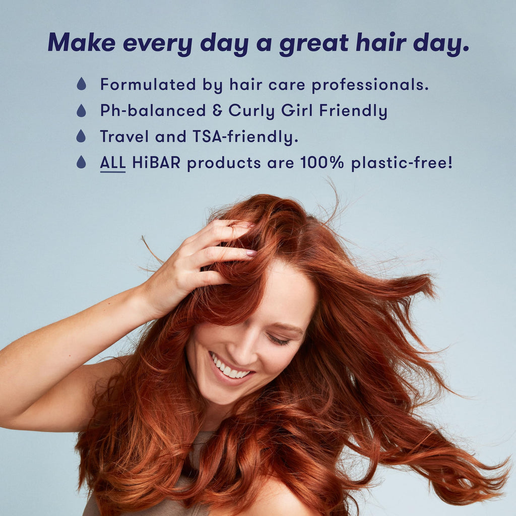 HiBAR Volumize Shampoo & Conditioner Set – Adds Body for Fine Hair | Plastic-Free & Vegan