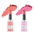 Hickey Lipstick Beach Babe & Skinny Dip: Organic Long-Lasting Refills (Pink & Coral)