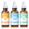 Hicream Face Serum Set 3-Pcs: Vitamin C, Hyaluronic Acid & Retinol for Brightening & Hydration