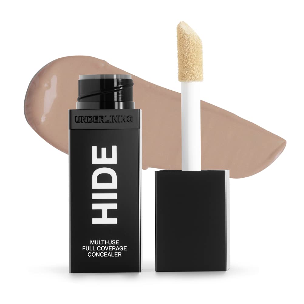 HIDE Multi-Use Full Coverage Concealer – Oil-Free, Long-Wearing, Vegan