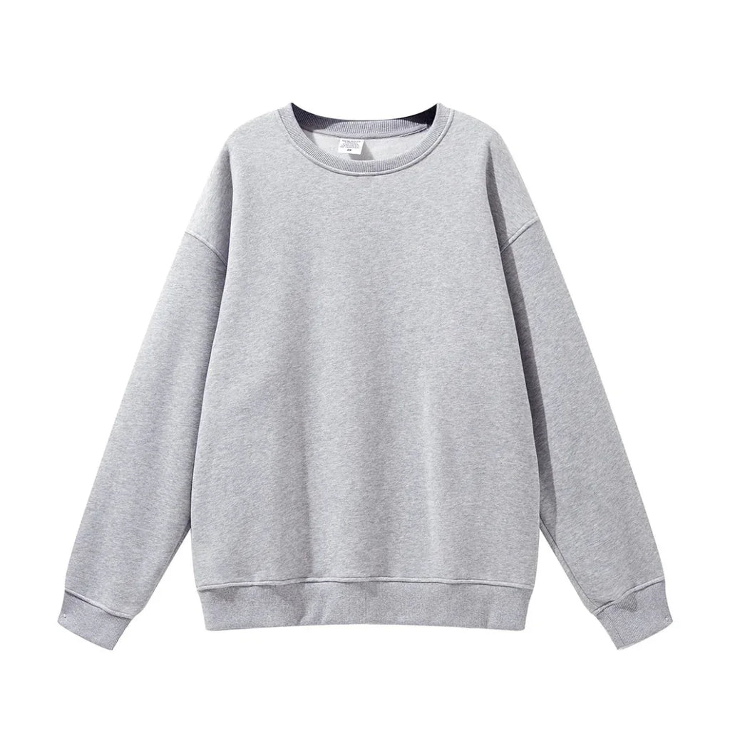 High Quality Crewneck Sweatshirt - Unisex Heavyweight Cotton for Autumn Style