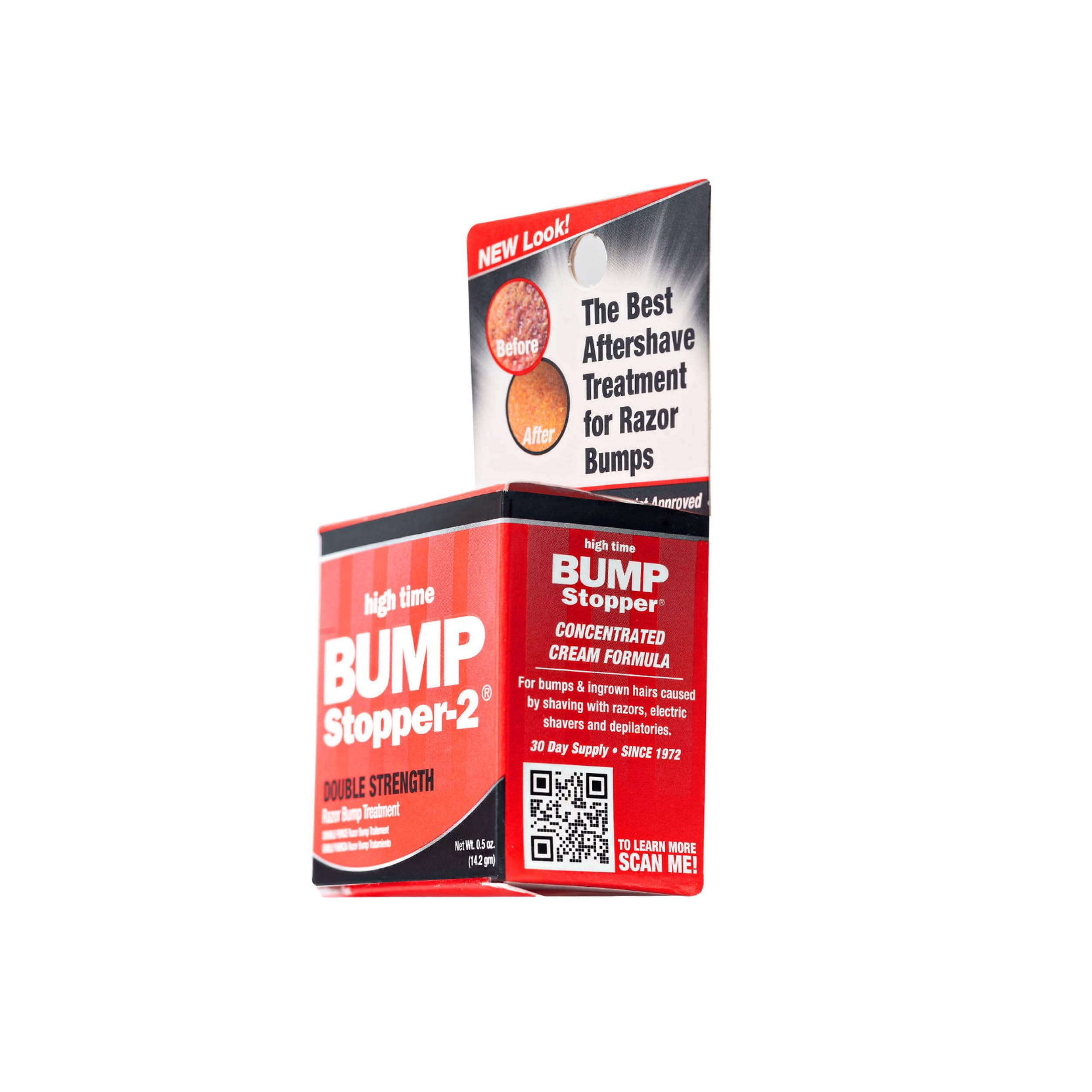 Bump Stopper 2: Double Strength Razor Bump Treatment | High Time Men Aftershave 0.5 oz (9 Pack)