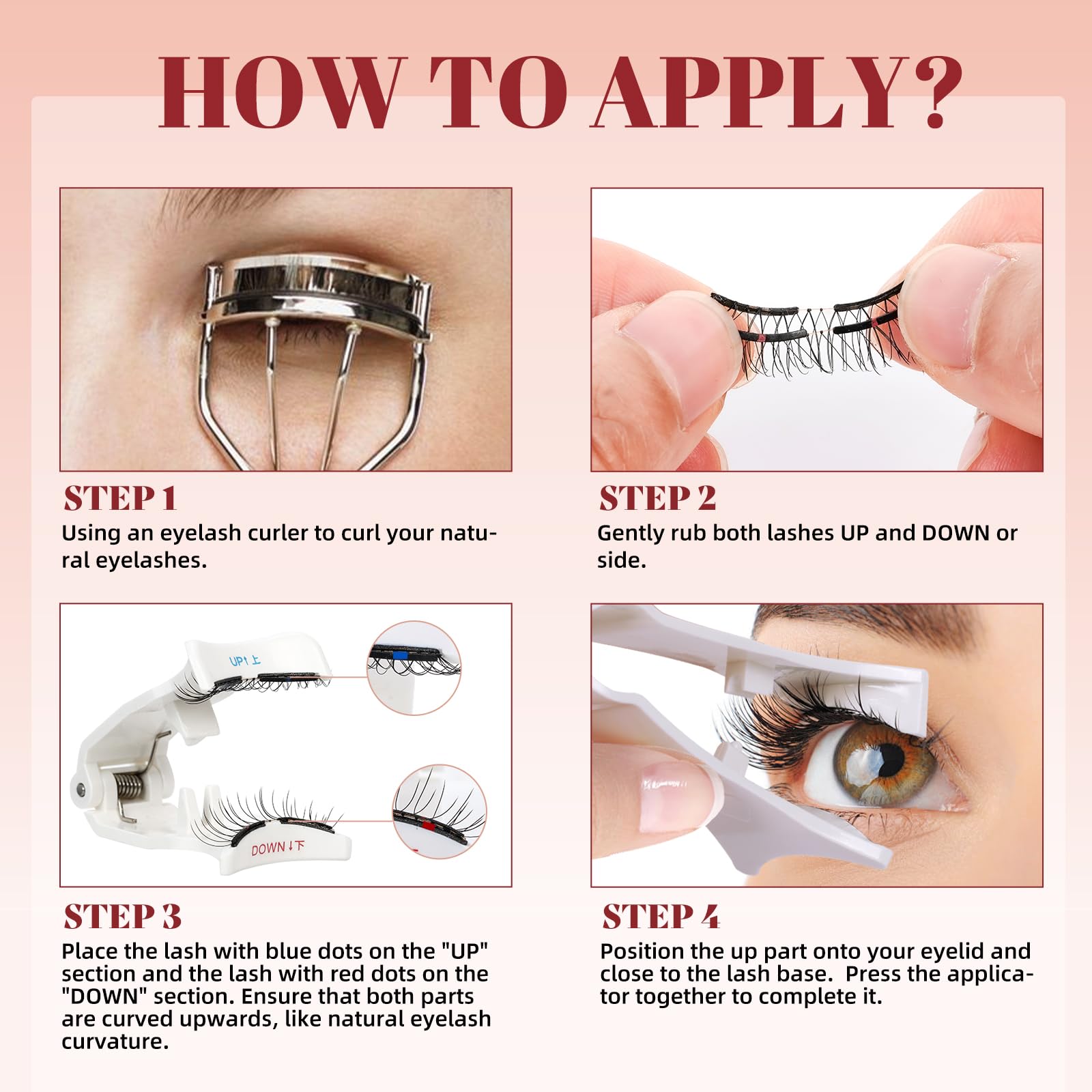 Higu clace Magnetic-Eyelashes Kit – No Glue Needed, Natural Look | GD-Soft-RC-E