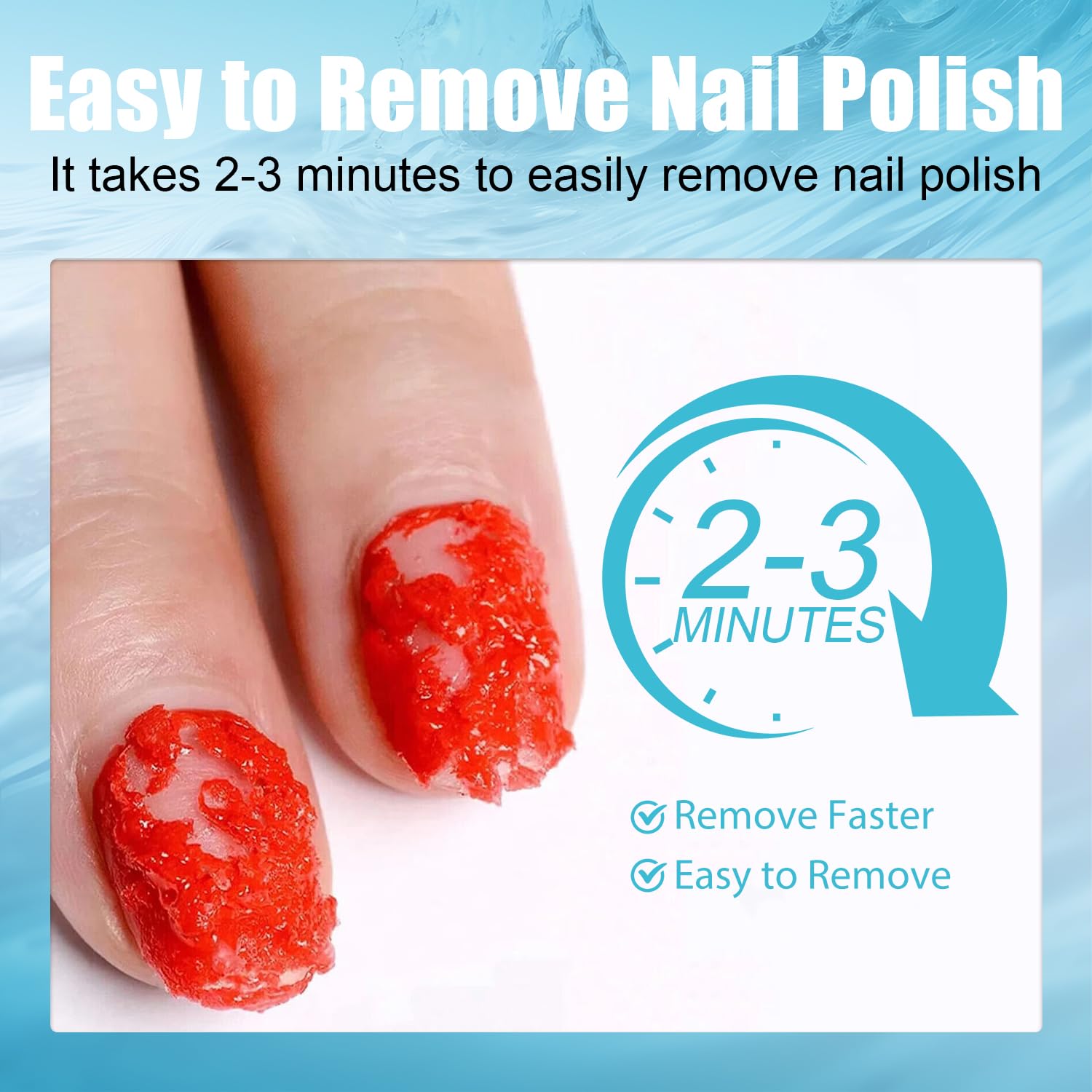 HiLemon Quick Gel Remover – Fast Gel Polish Removal in 3 Minutes, 6 x 15ml