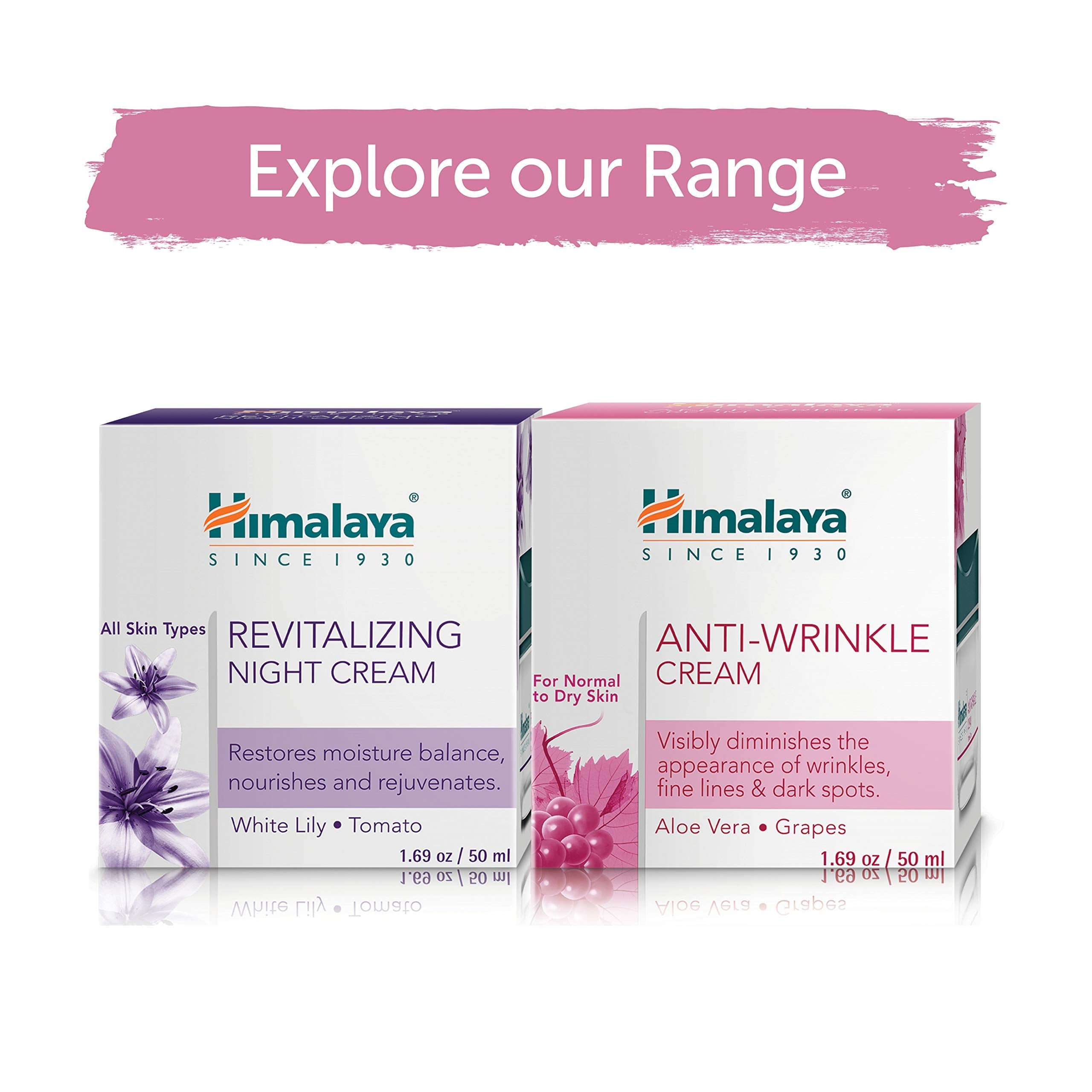 Himalaya Anti-Wrinkle Cream – Smooth Wrinkles, Fine Lines & Dark Spots, 1.69 oz (Pack of 2)