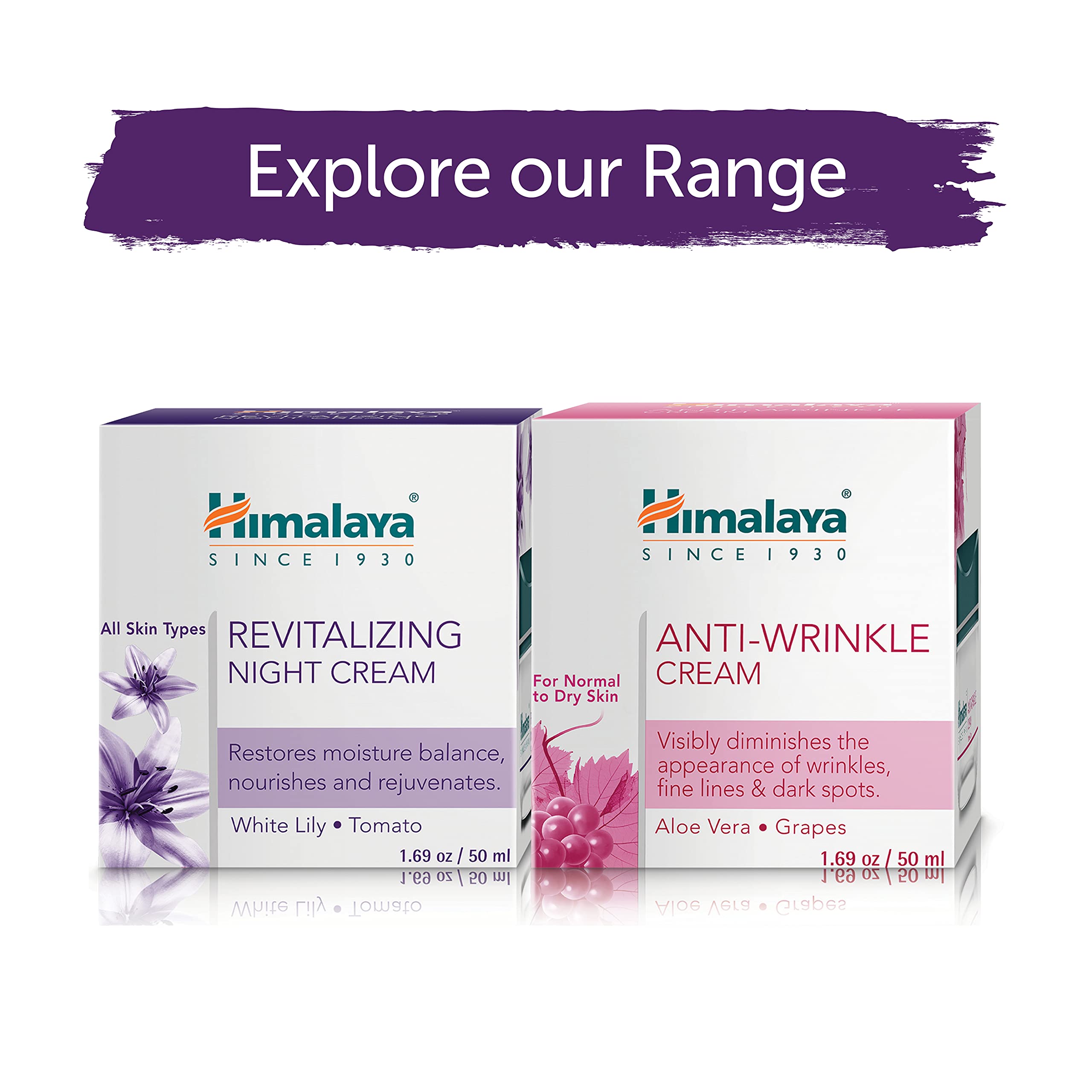 Himalaya Revitalizing Night Cream for Damaged & Aging Skin – 2 x 1.69 oz Overnight Deep Moisturizing Treatment