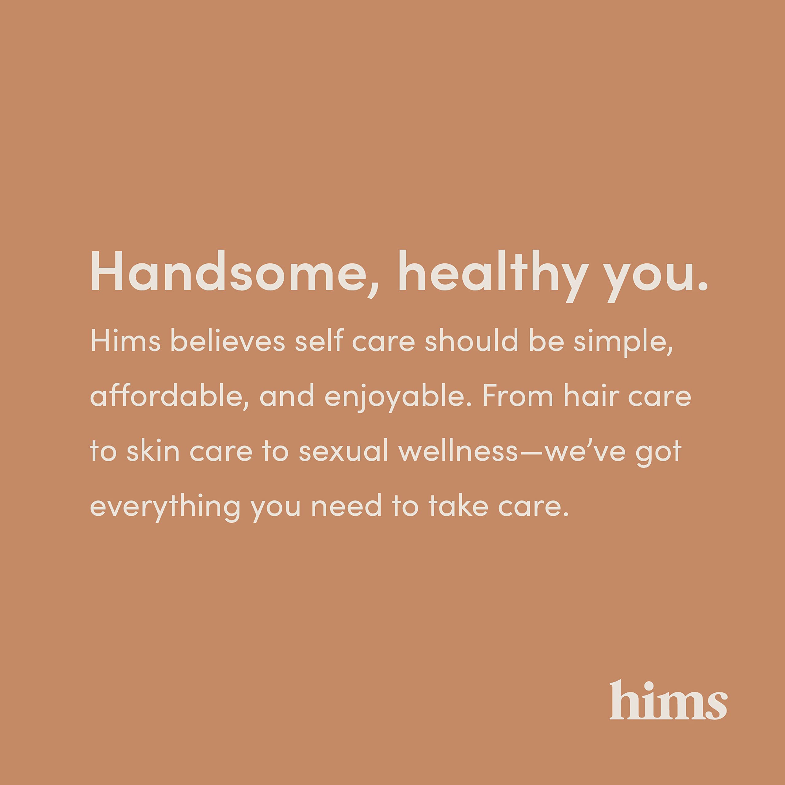 Hims & Hers Thick Fix Shampoo + 5% Minoxidil Foam Set for Men – Fuller-Looking, Moisturizing, Color Safe
