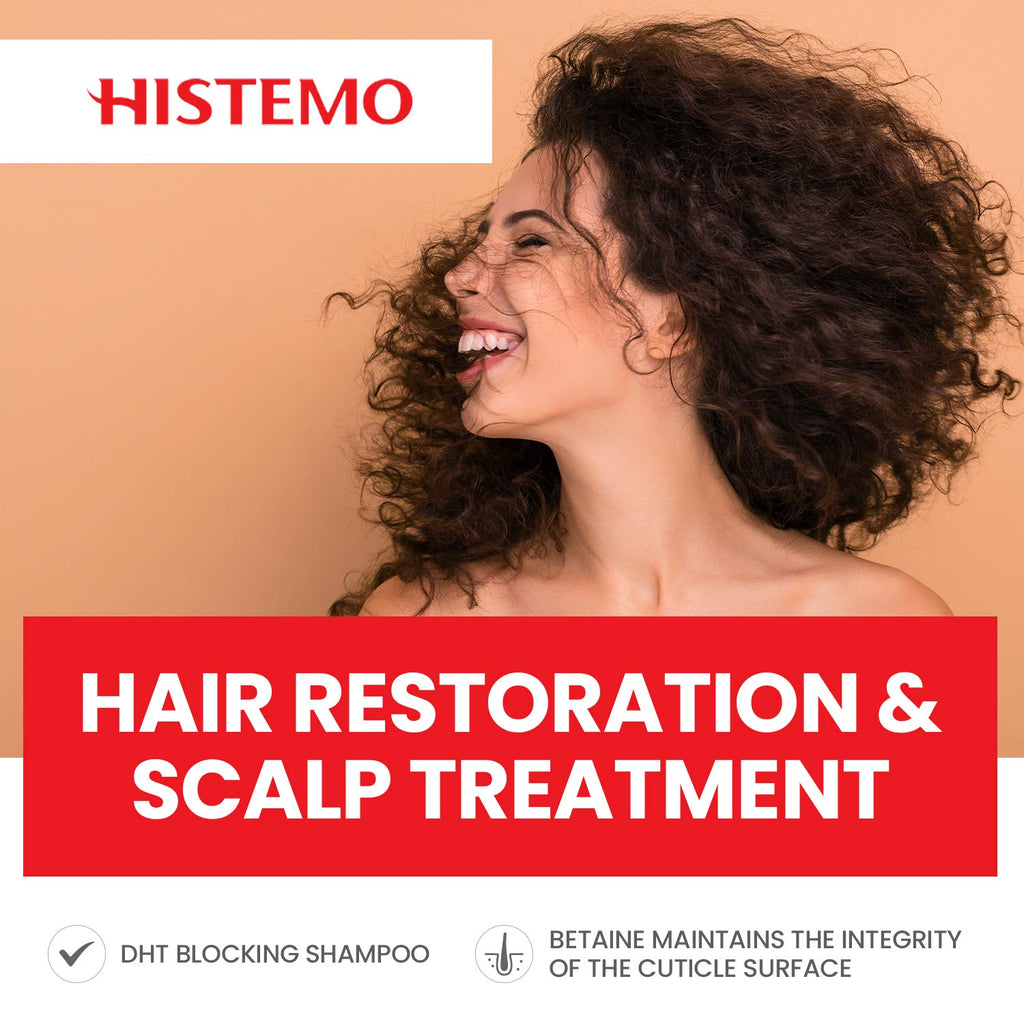 Histemo Ultra Scalp Care Shampoo | DHT Blocking Biotin for Oily & Color-Treated Hair - 16.91 oz