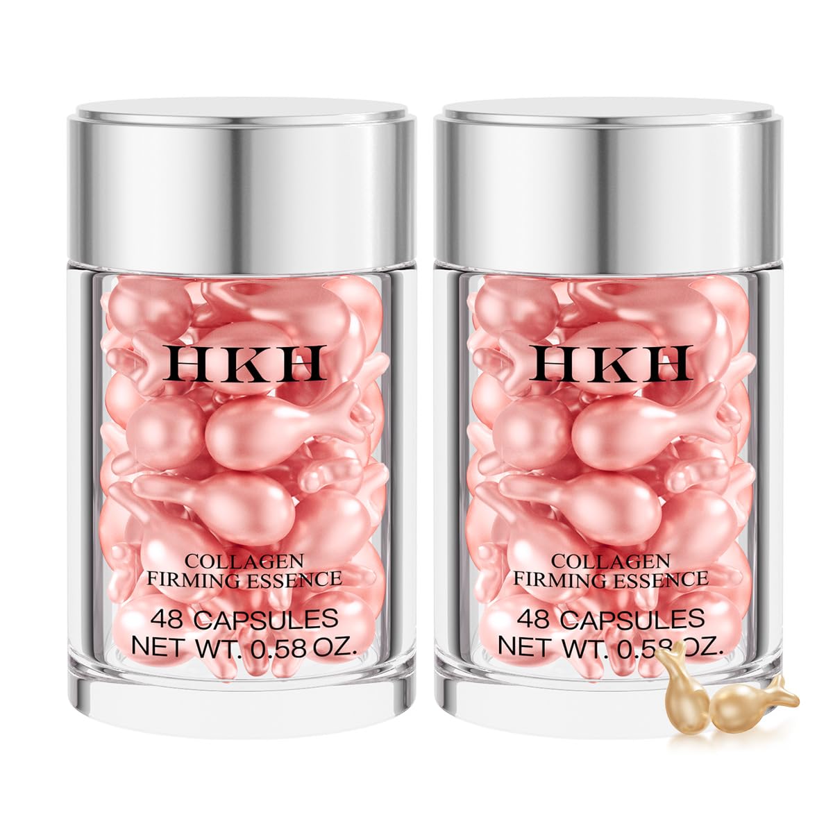 HKH Pro-Retinol Serum Capsules – 96 Capsules for Anti-Aging, Hydration & Firmness | Travel-Friendly Skincare for Women