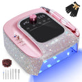 HNHFTT 2-in-1 Rechargeable Cordless Nail Lamp & Drill – 45000 RPM, Auto Sensor