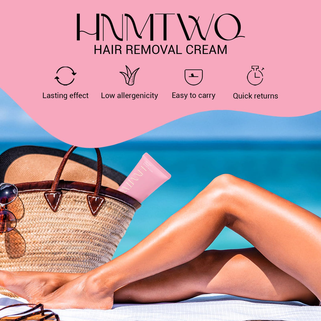 Hair Removal Cream for Legs, Arms & Underarms – Painless Depilatory Cream with Floral Vanilla Scent | HNMTWQ