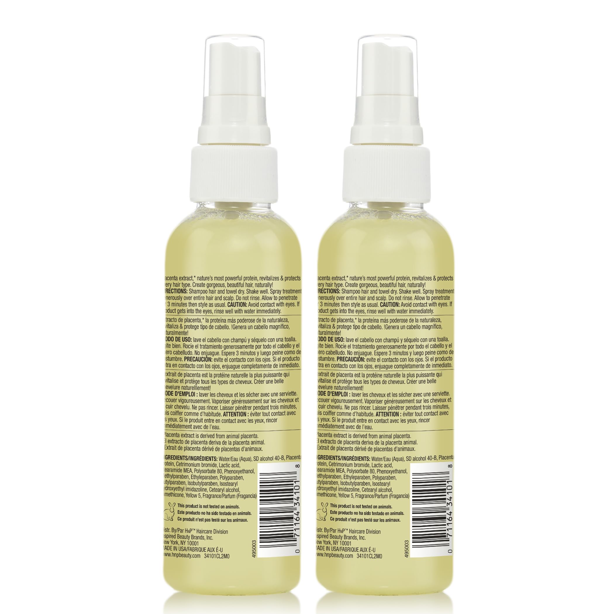 HNP Placenta Original Leave-In Conditioning Hair Treatment – Pump, 5 oz (Pack of 2)