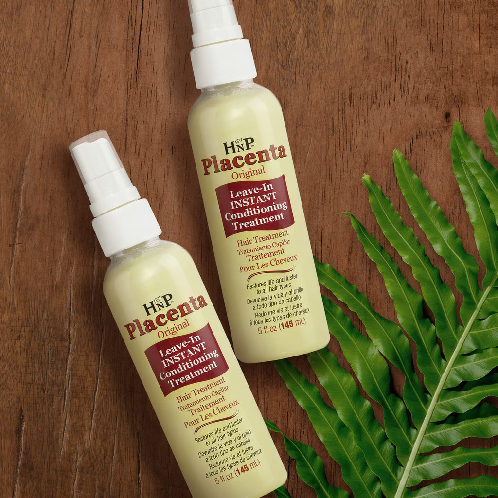 HNP Placenta Original Leave-In Conditioning Hair Treatment – Pump, 5 oz (Pack of 2)