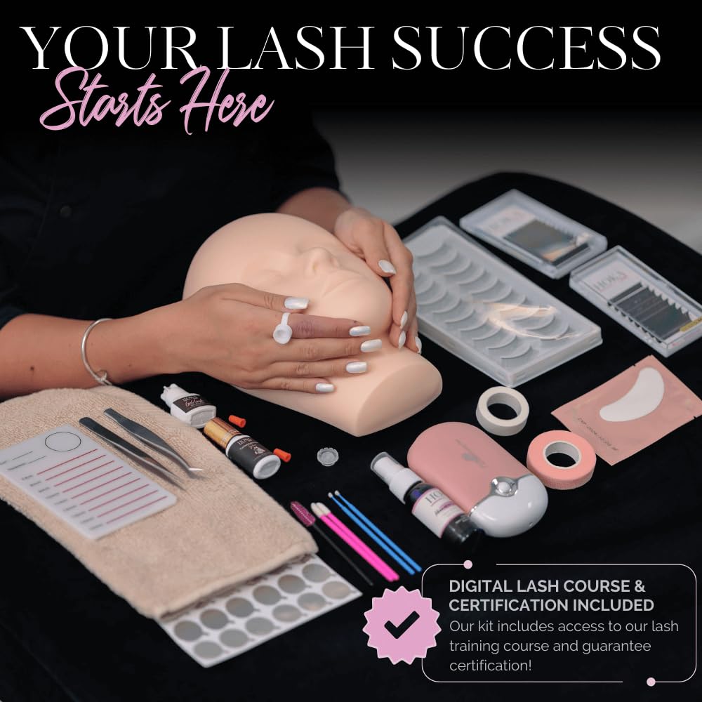 HOKA Lash Eyelash Extension Kit & Training Course | Certification Included